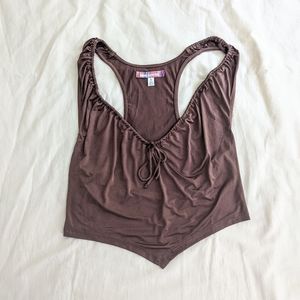 Urban Outfitters | Brown Sleeveless Silky Tank Top